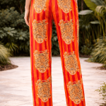 Tiger Printed Women Cotton Pj set, Handmade Cotton Summer Comfart Pajama Set For Women's