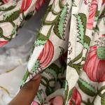 Hand Block Printed Cotton Maxi Dress: Indian Handmade Summer Dress