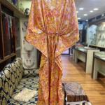 New Floral Print Kaftan, Indian Soft Cotton Caftan, Maxi Dress, Beach Cover Up, Bridesmaid Gift, Kaftan For Women's, Nightwear Dress