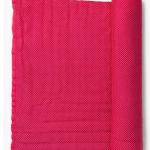 Handmade Cotton Block Print Quilt – Reversible Floral Jaipuri Blanket, Red Border Bedding, Indian Cotton Quilt