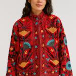 Suzani Indian Embroidery Jacket Boho Vintage Style Ethnic Festival Wear Handcrafted Outerwear